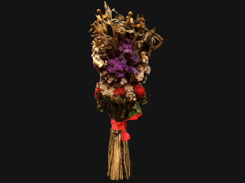 Flowers with Herbs Didukh Ukrainian Souvenir Modèle 3D