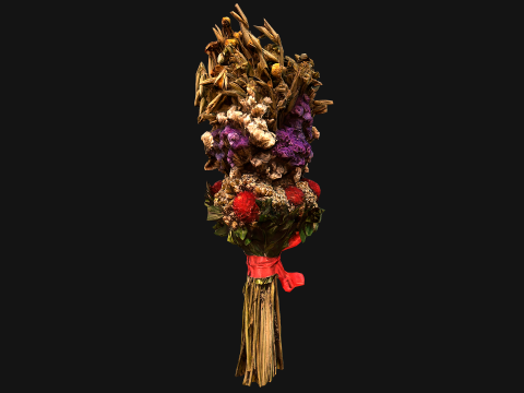 Flowers with Herbs Didukh Ukrainian Souvenir Modèle 3D