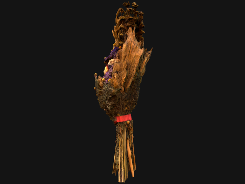 Herbarium Bouquet of Flowers and Herbs Alchemist Witch Set 3D Model