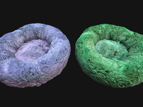 Cuccia per Cani e Gatti Soffice poltrona per Animali Modello 3D