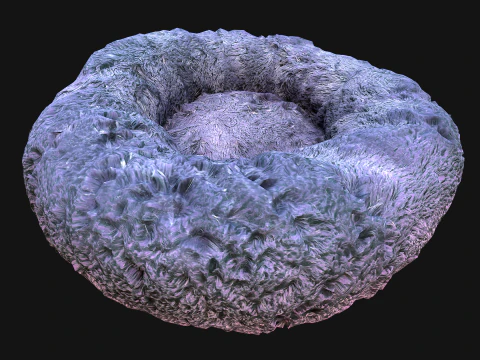 Cuccia per Cani e Gatti Soffice poltrona per Animali Modello 3D