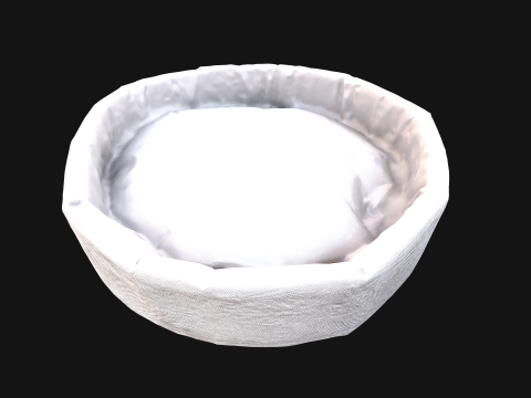 Bed Dog Cat Animal Sleeping Place Furniture Modelo 3D