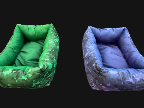 Лежак для собак і котів 3D Модель