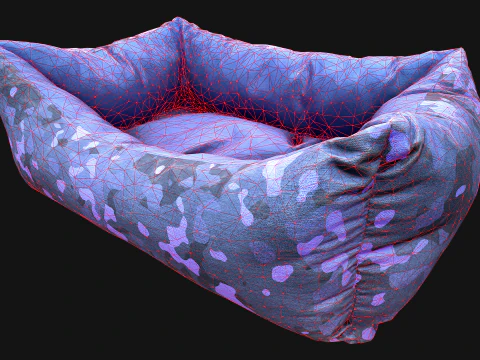 Лежак для собак і котів 3D Модель