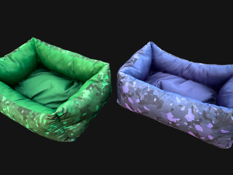 Bed for Animals Dog Cat Rodent Hamster Rat Pet Pack 3D Model