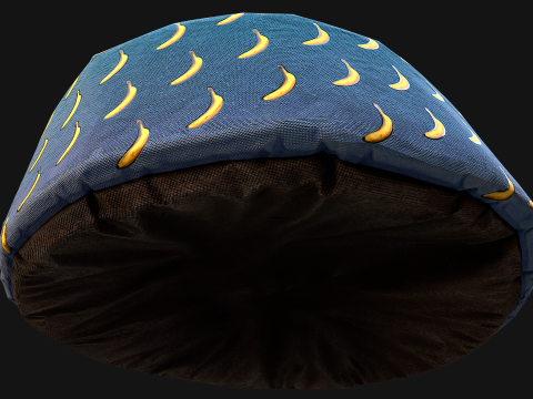 Bed for Animals Dog Cat Rodent Hamster Rat Pet Set 3D Model