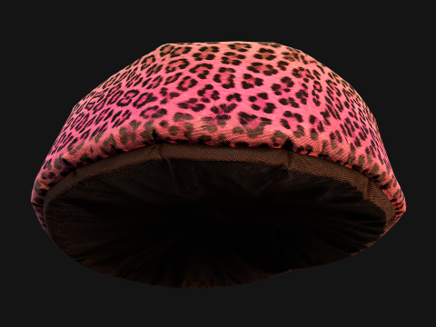 Pet Bed for Cat and Dog with Leopard Print 3D मॉडल