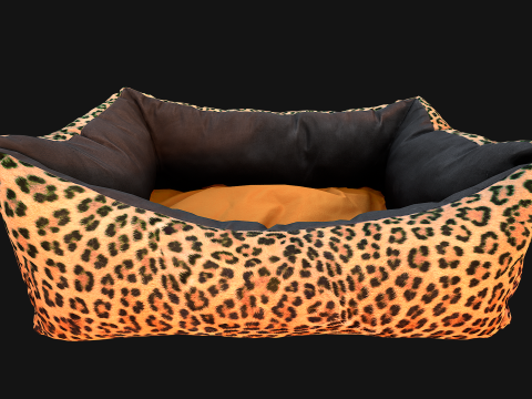 Dog Cat Pet Bed Leopard Print 3D मॉडल
