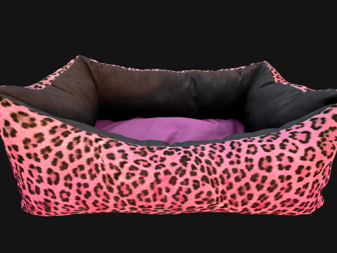 Dog Cat Pet Bed Leopard Print 3D मॉडल