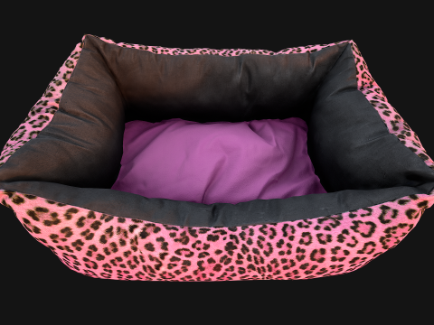 Dog Cat Pet Bed Leopard Print 3D मॉडल