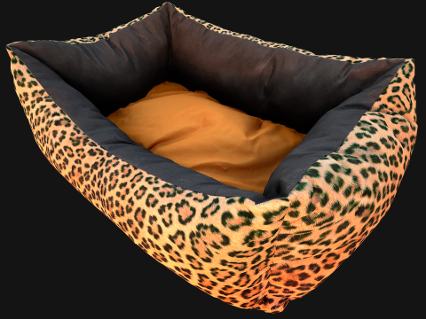 Dog Cat Pet Bed Leopard Print 3D मॉडल