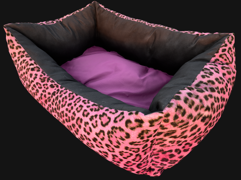 Dog Cat Pet Bed Leopard Print 3D मॉडल