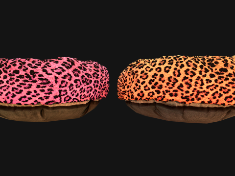 Pouf Chair Bed For Pet Cat Dog 3D 모델