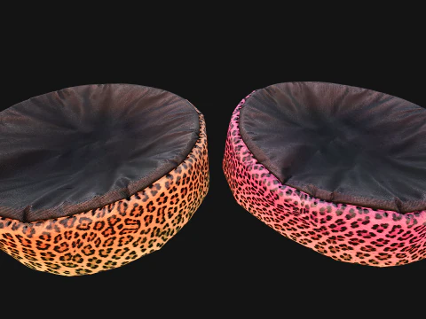 Bed for Animals Dog Cat Rodent Hamster Sofa Pet Pack 3D Model