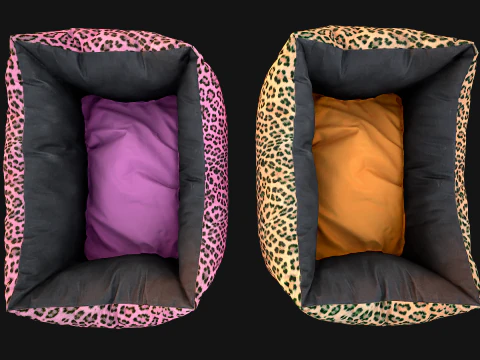 Bed for Animals Dog Cat Rodent Hamster Sofa Pet Pack 3D Model