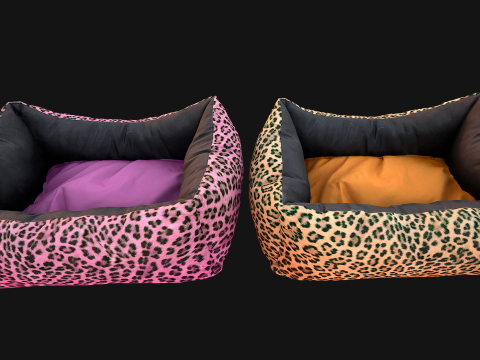 Bed for Animals Dog Cat Rodent Hamster Sofa Pet Pack Modèle 3D