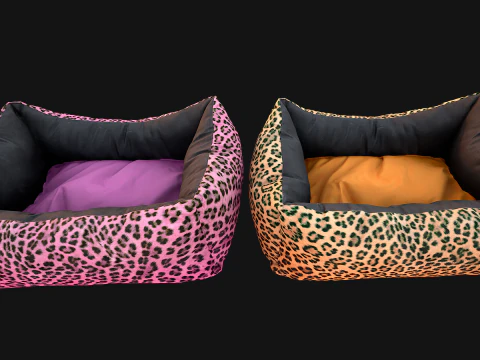 Bed for Animals Dog Cat Rodent Hamster Sofa Pet Pack 3D Model