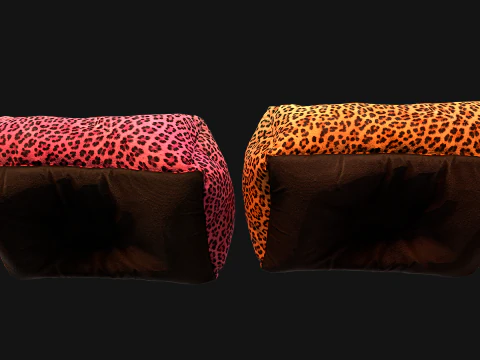 Bed for Animals Dog Cat Rodent Hamster Sofa Pet Pack 3D Model