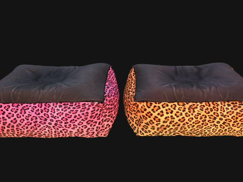Bed for Animals Dog Cat Rodent Hamster Sofa Pet Pack 3D Model