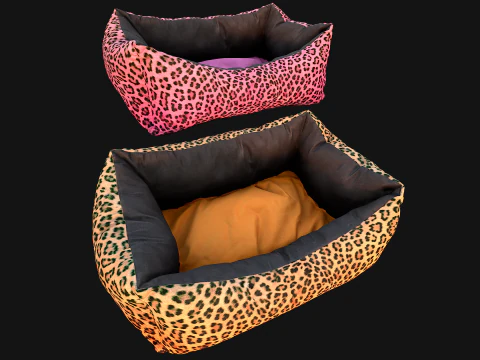 Bed for Animals Dog Cat Rodent Hamster Sofa Pet Pack 3D Model