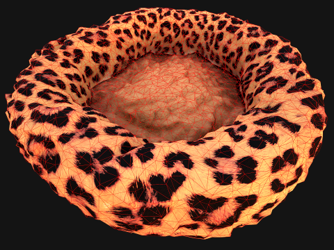 Bed for Animals Dog Cat Rodent Hamster Sofa Pet Pack Modèle 3D