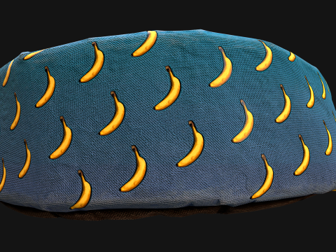 Bed Pillow For Pet Cat Dog Animal Zoo Furniture 3D-Modell