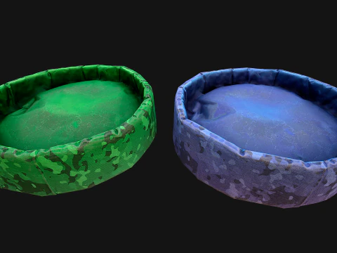 Cuscino da letto per mobili da zoo per animali domestici, gatti, cani Modello 3D