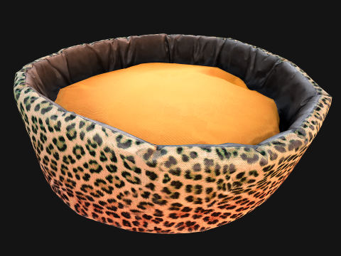 Bed Pillow For Pet Cat Dog Animal Zoo Furniture 3D-Modell