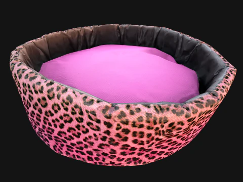 Cuscino da letto per mobili da zoo per animali domestici, gatti, cani Modello 3D