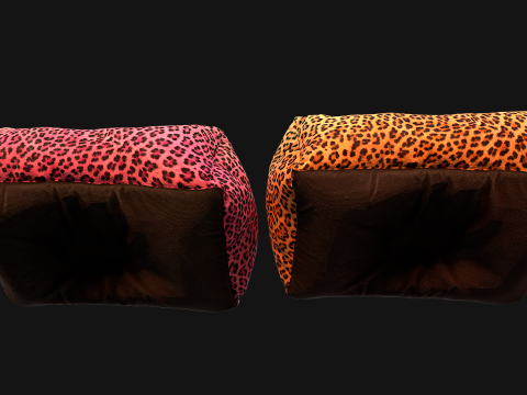 Bed Pet Pillow for Cats and Dogs Zoo Furniture 3D Модель