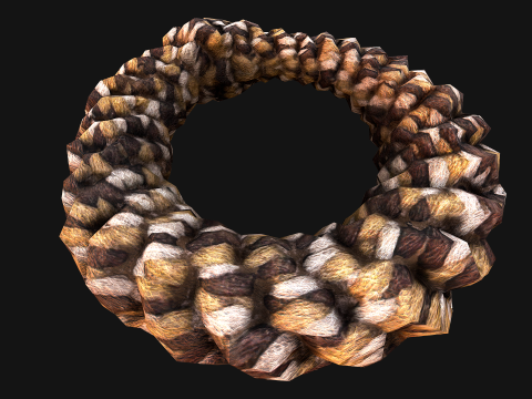 Pet Dog Chewing Toy Chew Rope 3D 模型