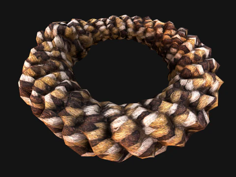 Pet Dog Chewing Toy Chew Rope 3D Model