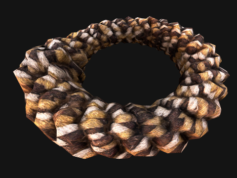 Pet Dog Chewing Toy Chew Rope 3D 模型