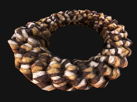 Pet Dog Chewing Toy Chew Rope 3D Model