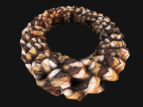 Pet Dog Chewing Toy Chew Rope 3D Model