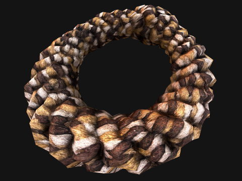 Pet Dog Chewing Toy Chew Rope 3D 模型