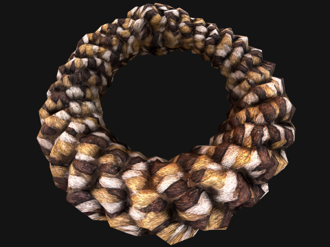 Pet Dog Chewing Toy Chew Rope 3D 模型