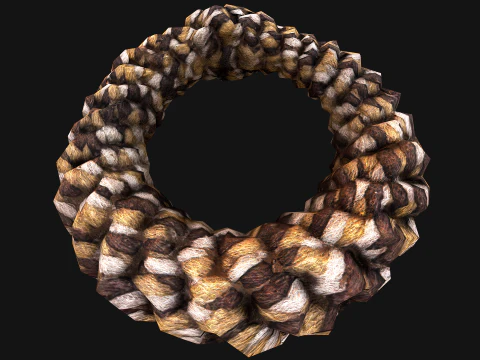 Pet Dog Chewing Toy Chew Rope 3D Model