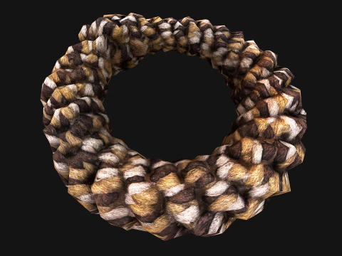 Pet Dog Chewing Toy Chew Rope 3D Model