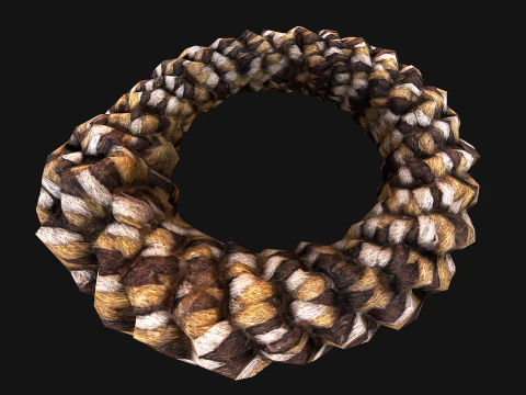 Pet Dog Chewing Toy Chew Rope 3D Model