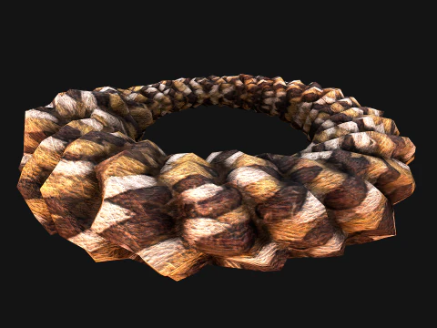 Pet Dog Chewing Toy Chew Rope 3D Model