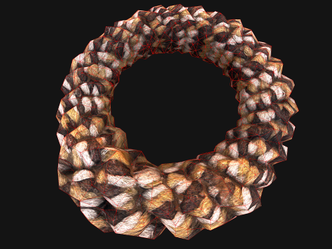 Pet Dog Chewing Toy Chew Rope 3D 模型