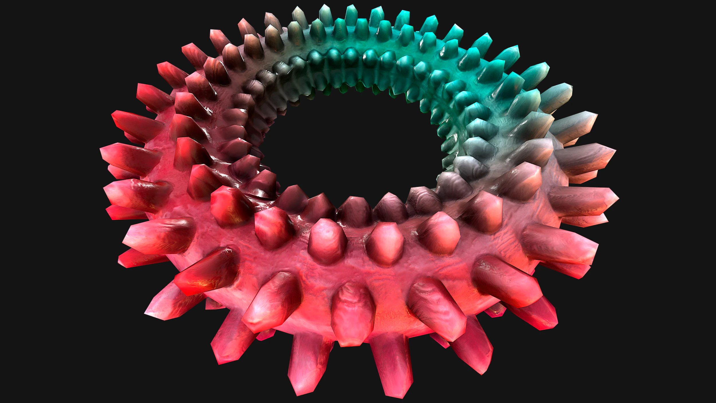 Pet Dog Chewing Toy Chew Gnawing Ring 3D Model .c4d .max .obj .3ds .fbx .stl .blend 