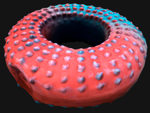 Chew Toy for Pet Dog Cat Gnawing Ring 3Dモデル