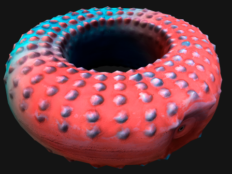 Chew Toy for Pet Dog Cat Gnawing Ring 3Dモデル