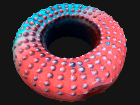 Chew Toy for Pet Dog Cat Gnawing Ring 3Dモデル