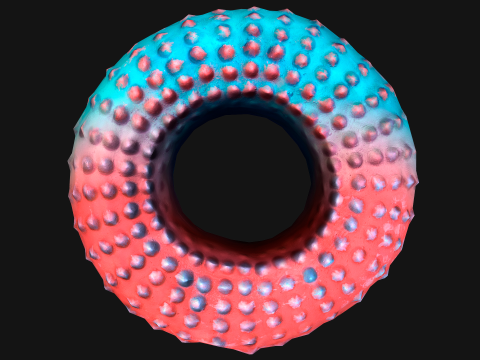 Chew Toy for Pet Dog Cat Gnawing Ring 3Dモデル