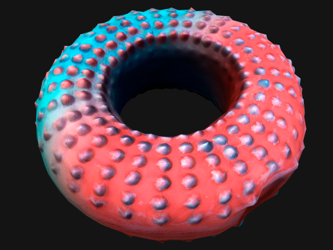 Chew Toy for Pet Dog Cat Gnawing Ring 3Dモデル