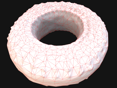 Chew Toy for Pet Dog Cat Gnawing Ring 3Dモデル