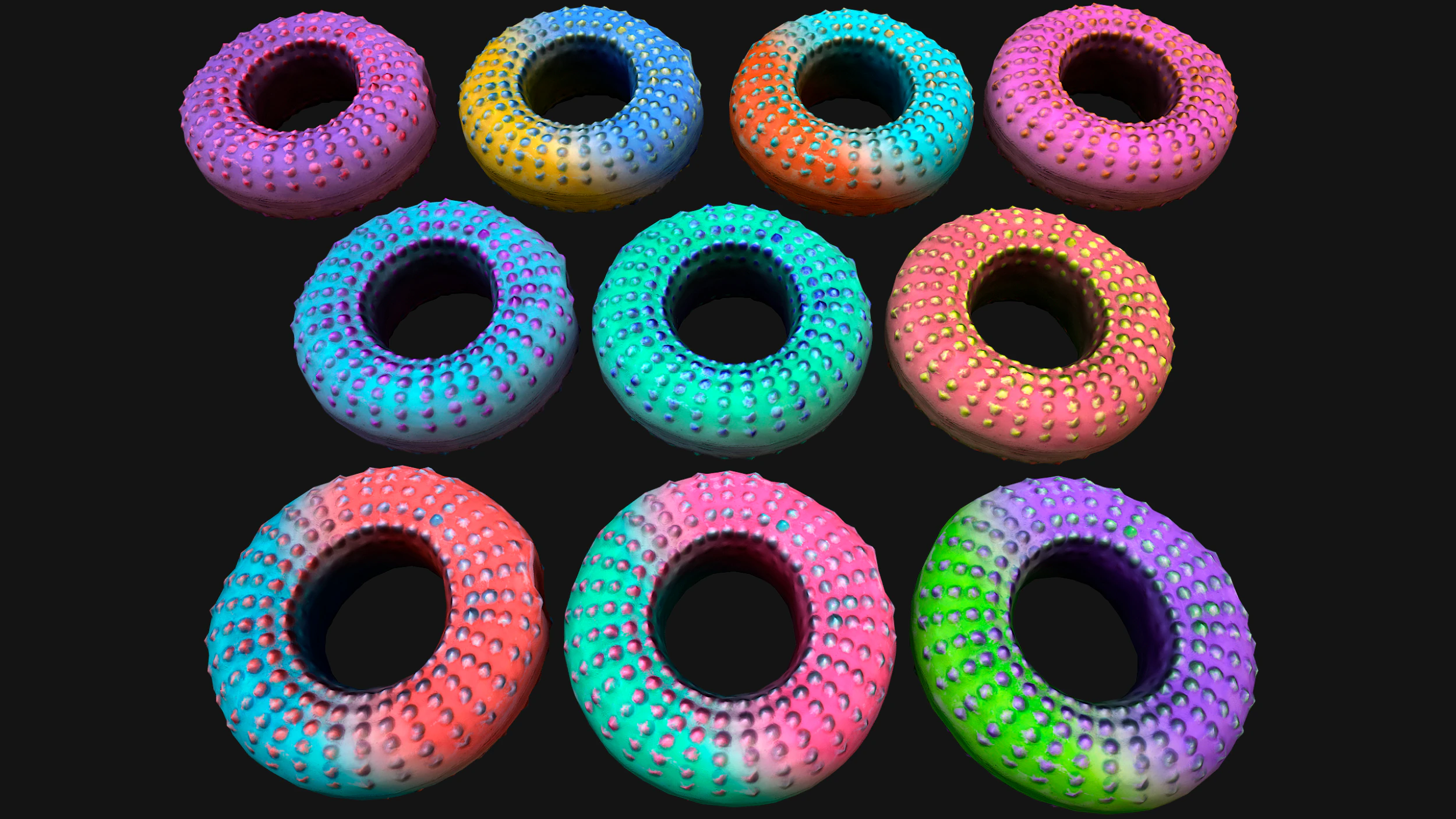 Chew Toy for Pets Dogs Cats Gnawing Ring 3D Model .c4d .max .obj .3ds .fbx .stl .blend
